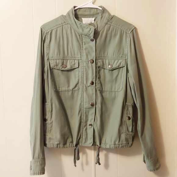 Sage Green Utility Jacket - Picture 1 of 7